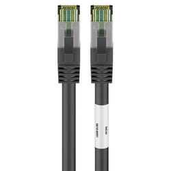 Goobay 66720 câble de réseau Noir 0,5 m Cat8.1 S/FTP (S-STP)