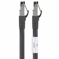 Goobay 66721 câble de réseau Noir 1 m Cat8.1 S/FTP (S-STP)