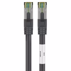 Goobay 66721 câble de réseau Noir 1 m Cat8.1 S/FTP (S-STP)