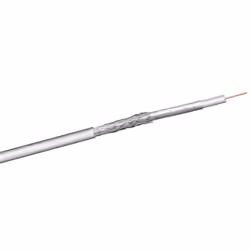 Goobay 67018, 100 m, Coaxial, Coaxial, Blanc