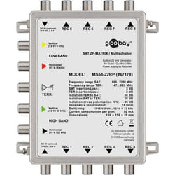Goobay 67178 commutateur multiple satellite 5 entrées 8 sorties