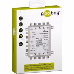 Goobay 67178 commutateur multiple satellite 5 entrées 8 sorties - Vue supplémentaire 2