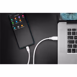 Goobay 67188 câble USB 1 m USB 3.2 Gen 1 (3.1 Gen 1) USB C USB A Blanc