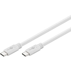 Goobay 67193 câble USB 0,5 m USB 3.2 Gen 1 (3.1 Gen 1) USB C Blanc
