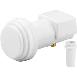 Goobay 67269 convertisseur abaisseur de fréquence Low Noise Block (LNB) Gris, Blanc