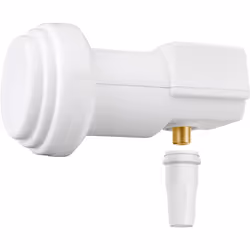 Goobay 67269 convertisseur abaisseur de fréquence Low Noise Block (LNB) Gris, Blanc