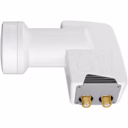 Goobay 67270 convertisseur abaisseur de fréquence Low Noise Block (LNB) Gris, Blanc
