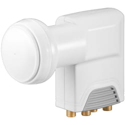 Goobay 67271 convertisseur abaisseur de fréquence Low Noise Block (LNB) Gris, Blanc