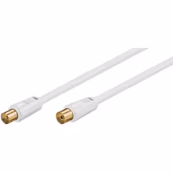Goobay 67281 câble coaxial 10 m Blanc