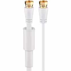 Goobay 67298, 10 m, Type F, Type F, Blanc