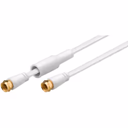 Goobay 67298 câble coaxial 10 m Type F Blanc