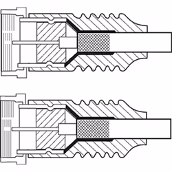 Goobay 67298 câble coaxial 10 m Type F Blanc