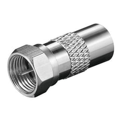 Goobay 67319 connecteur de fils F M > Coaxial F Acier inoxydable