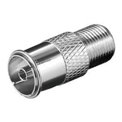 Goobay 67320 connecteur de fils F Argent