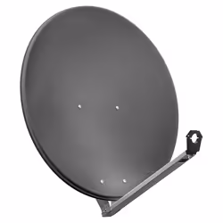 Goobay 67333, 10,7 - 12,75 GHz, 38,8 dBi, Offset, Anthracite, Aluminium, 800 mm