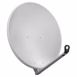 Goobay 67334, 10,7 - 12,75 GHz, 38,8 dBi, Offset, Gris, Aluminium, 800 mm