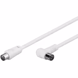 Goobay 67359, 1,5 m, IEC, IEC, Blanc