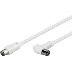 Goobay 67359 câble coaxial 1,5 m IEC Blanc