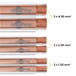 Goobay 67729 câble audio 50 m Transparent