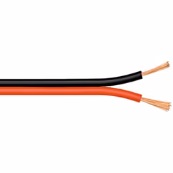 Goobay 67730, Aluminium cuivré (CCA), 25 m, Noir, Rouge