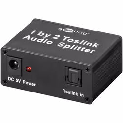 Goobay 67794, Noir, S/PDIF, S/PDIF, Femelle, Femelle, Boîte