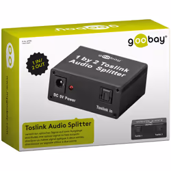 Goobay 67794 séparateur audio Noir