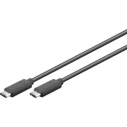Goobay USB 3.1 Gen 1 0.5 m câble USB 0,5 m USB 3.2 Gen 1 (3.1 Gen 1) USB C Noir