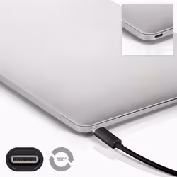 Allteq 67976 câble USB 1 m USB 3.2 Gen 1 (3.1 Gen 1) USB C Noir