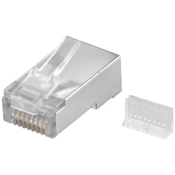 Goobay 68079 connecteur de fils RJ45 Argent