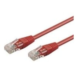 Goobay CAT 5-1000 UTP Red 10m câble de réseau Rouge