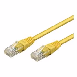 Goobay CAT 6-1000 UTP Yellow 10m, 10 m, RJ-45, RJ-45