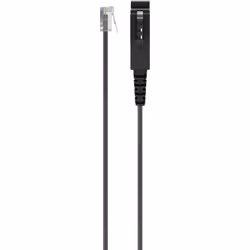 Goobay 68538 câble de téléphone 15 m Noir