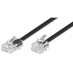 Goobay 68579 câble de téléphone 15 m Noir