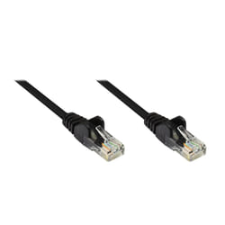 Alcasa 5.0m Cat5e RJ-45 câble de réseau Noir 5 m U/UTP (UTP)