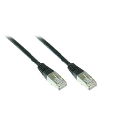 Alcasa 3m Cat5e câble de réseau Noir SF/UTP (S-FTP)