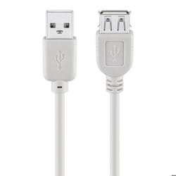 Goobay 68716 câble USB 3 m USB 2.0 USB A Gris