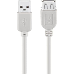 Goobay 68717 câble USB 5 m USB 2.0 USB A Gris