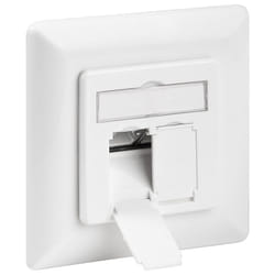 Goobay 68721 prise de courant RJ-45 Blanc