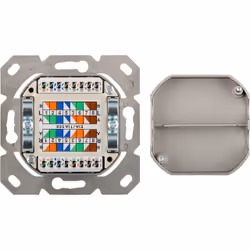 Goobay 68721 prise de courant RJ-45 Blanc