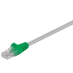 Goobay 68864 câble de réseau Vert, Gris 2 m Cat5e U/UTP (UTP)