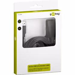 Goobay 68876 câble USB 5 m USB 2.0 USB A Noir