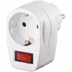 Goobay 68906, Type F, Type F, 250 V, 50 Hz, 16 A, Blanc