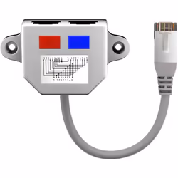 Goobay 68911, 0,15 m, RJ-45, 2 x RJ-45