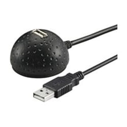 Goobay USB Verl AA 150 MA. HiSpeed 2.0 1.5m câble USB 1,5 m USB A Noir