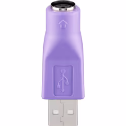 Goobay 68918, USB Type-A, PS/2, Violet