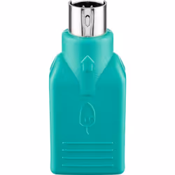 Goobay 68919 changeur de genre de câble USB Type-A PS/2 Vert