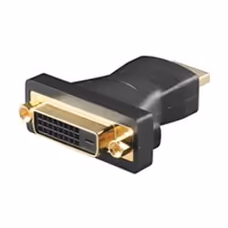 Goobay A 323 G, HDMI M, DVI-D 24+1p F, Noir