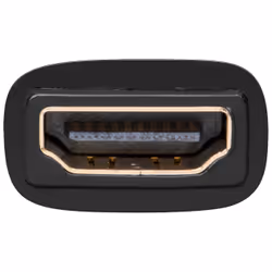 Goobay 68931 changeur de genre de câble HDMI Type-A DVI-D (24+1 pin) Noir