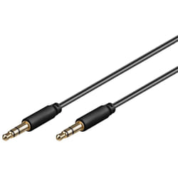 Goobay 69107 câble audio 2 m 3,5mm Noir