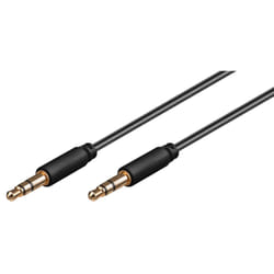 Goobay 69111 câble audio 1 m 3,5mm Blanc
